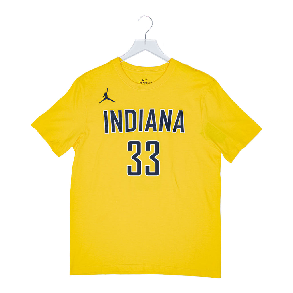 Adult Indiana Pacers #33 Myles Turner Statement Name and Number T