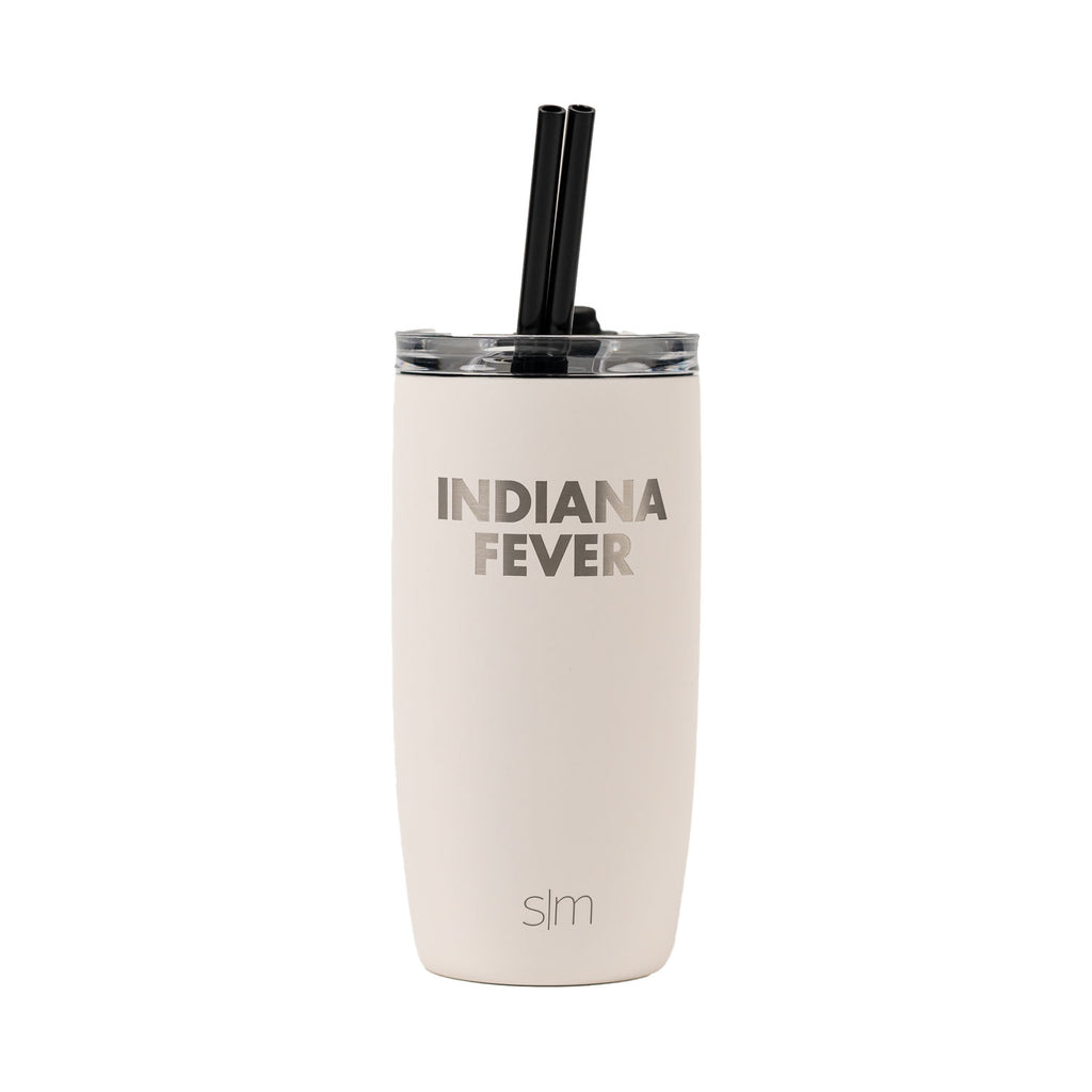 Indiana Pacers Primary Logo 16oz Voyager Tumbler by Simple Modern