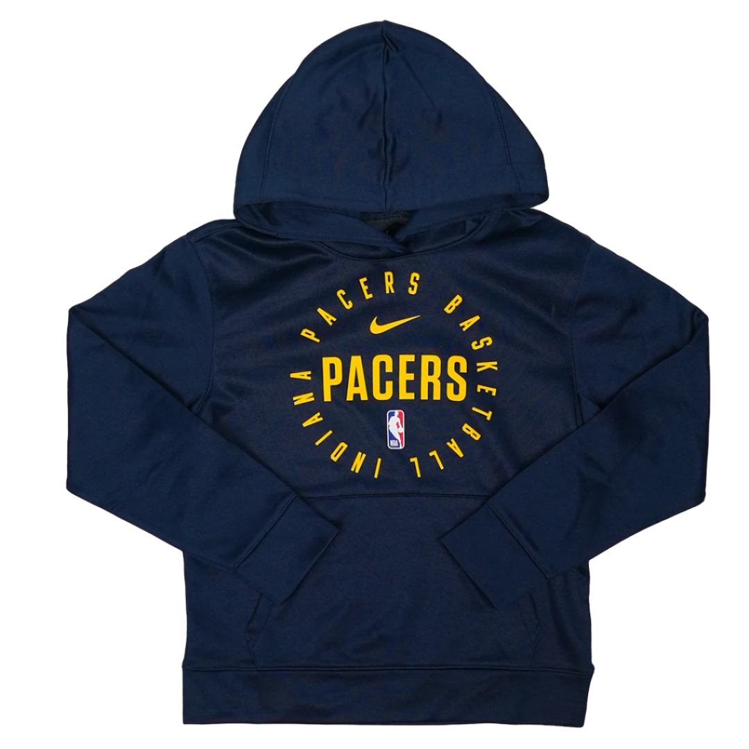 Adult Indiana Pacers 24 25 Spotlight Hooded Sweatshirt in Navy by Nike Navy S