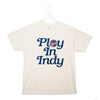 Adult Indiana Fever Play In Indiana T-shirt in Natural by KUR8TED