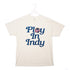 Adult Indiana Fever Play In Indiana T-shirt in Natural by KUR8TED - Front View