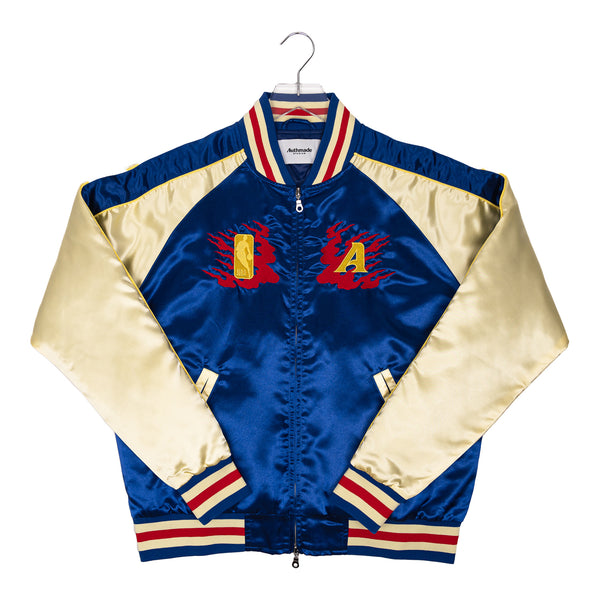 Adult NBA Asian Pacific Islander Dreamer Jacket in Royal by Authmade - Front View