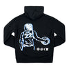 Adult Indiana Fever Caitlin Clark Freshie Series Hooded Sweatshirt in Black by Round 21 - Back View