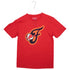 Adult Indiana Fever Secondary Logo T-shirt in Red by Fever Team Store - Front View