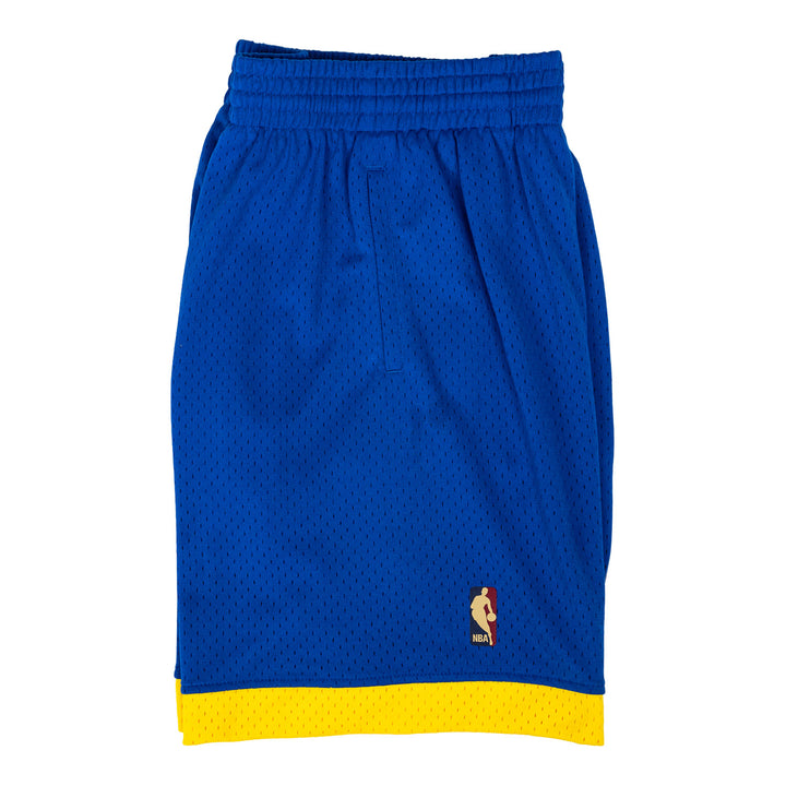 Adult Indiana Pacers '04 Swingman Shorts in Royal by Mitchell and Ness in Blue - Right Side View