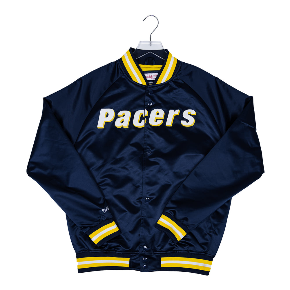 Indiana Pacers Letterman Blue and Yellow Jacket