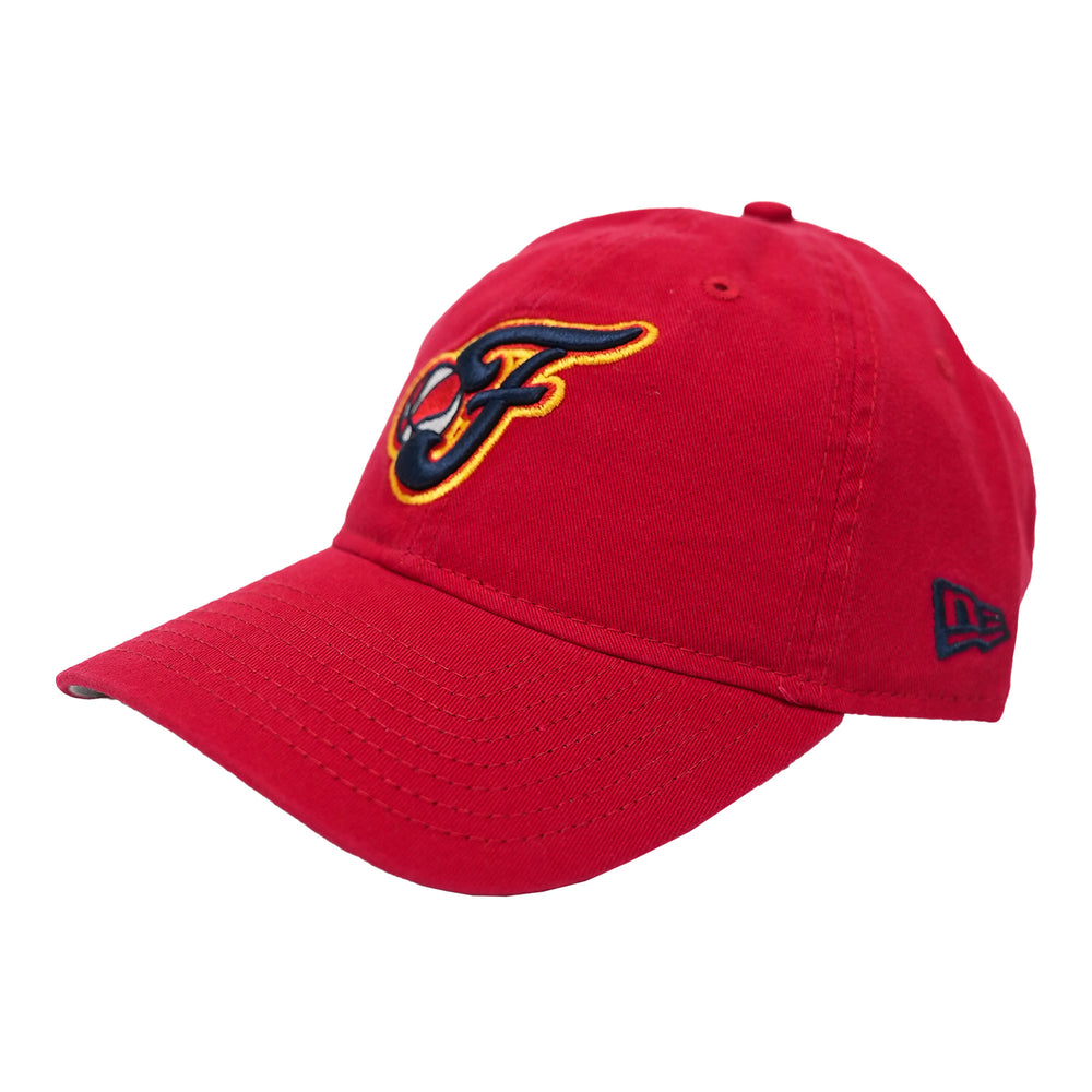 Adult Indiana Fever Secondary Logo 9Twenty Hat in Red by New Era - Left Side View