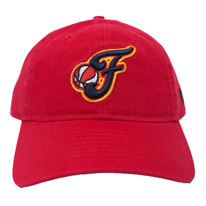 Adult Indiana Fever Secondary Logo 9Twenty Hat in Red by New Era - Front View