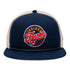 Adult Indiana Fever 2024 WNBA Draft 9Fifty Hat in Navy by New Era - Front View