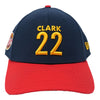 Adult Indiana Fever Caitlin Clark #22 Two-Tone 9Forty Hat in Navy by New Era - Front View