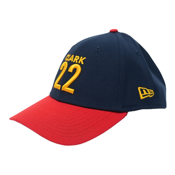 Adult Indiana Fever Caitlin Clark #22 Two-Tone 9Forty Hat in Navy by New Era - Left Side View