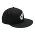 Adult Indiana Fever Secondary Logo 9Fifty Hat in Black by New Era - Angled Right Side View