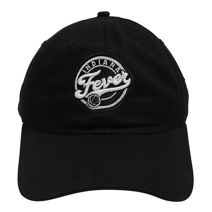 Adult Indiana Fever Primary Logo 9Twenty Hat in Black by New Era - Front View