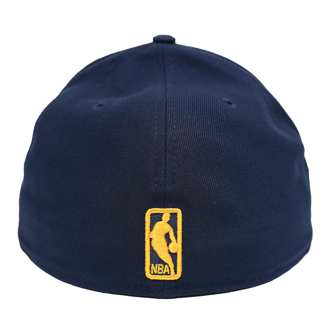 Adult Indiana Pacers Primary Logo Rally Drive 59FIFTY Hat in Navy by New Era - Back View