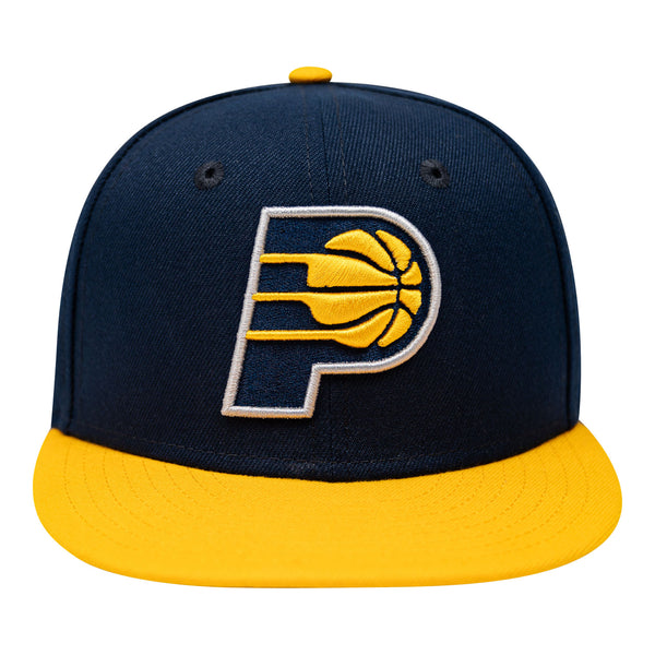 Youth Indiana Pacers Primary Logo Two-Tone 9Fifty Hat in Navy by New Era - Front View