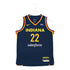 Youth Indiana Fever #22 Caitlin Clark Explorer Swingman Jersey in Navy by Nike - Front View