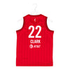 Youth Indiana Fever #22 Caitlin Clark Rebel Swingman Jersey in Red by Nike