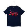 Adult Indiana Fever Wordmark Core Cotton Shirt in Navy by Nike