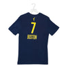 Adult Indiana Fever #7 Aliyah Boston Explorer Name and Number T-Shirt in Navy by Nike - Back View
