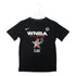 Youth Indiana Fever Caitlin Clark #22 2024 WNBA All-Star Game Name and Number T-shirt in Black by Nike - Front View