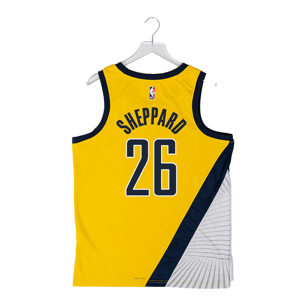 Adult Indiana Pacers #26 Ben Sheppard Icon Swingman Jersey by Nike