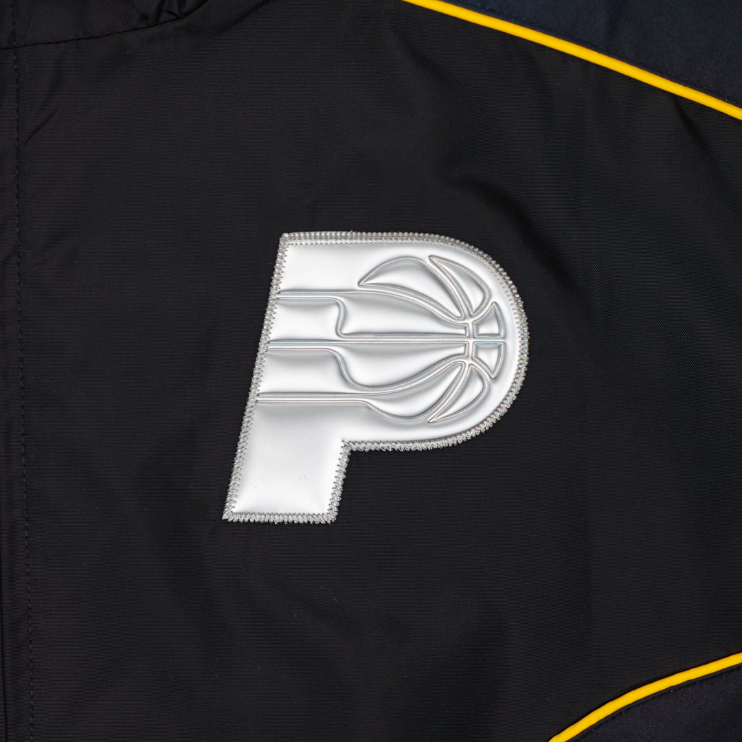 Adult Indiana Pacers Chrome Full-Zip Windbreaker in Navy by Authmade