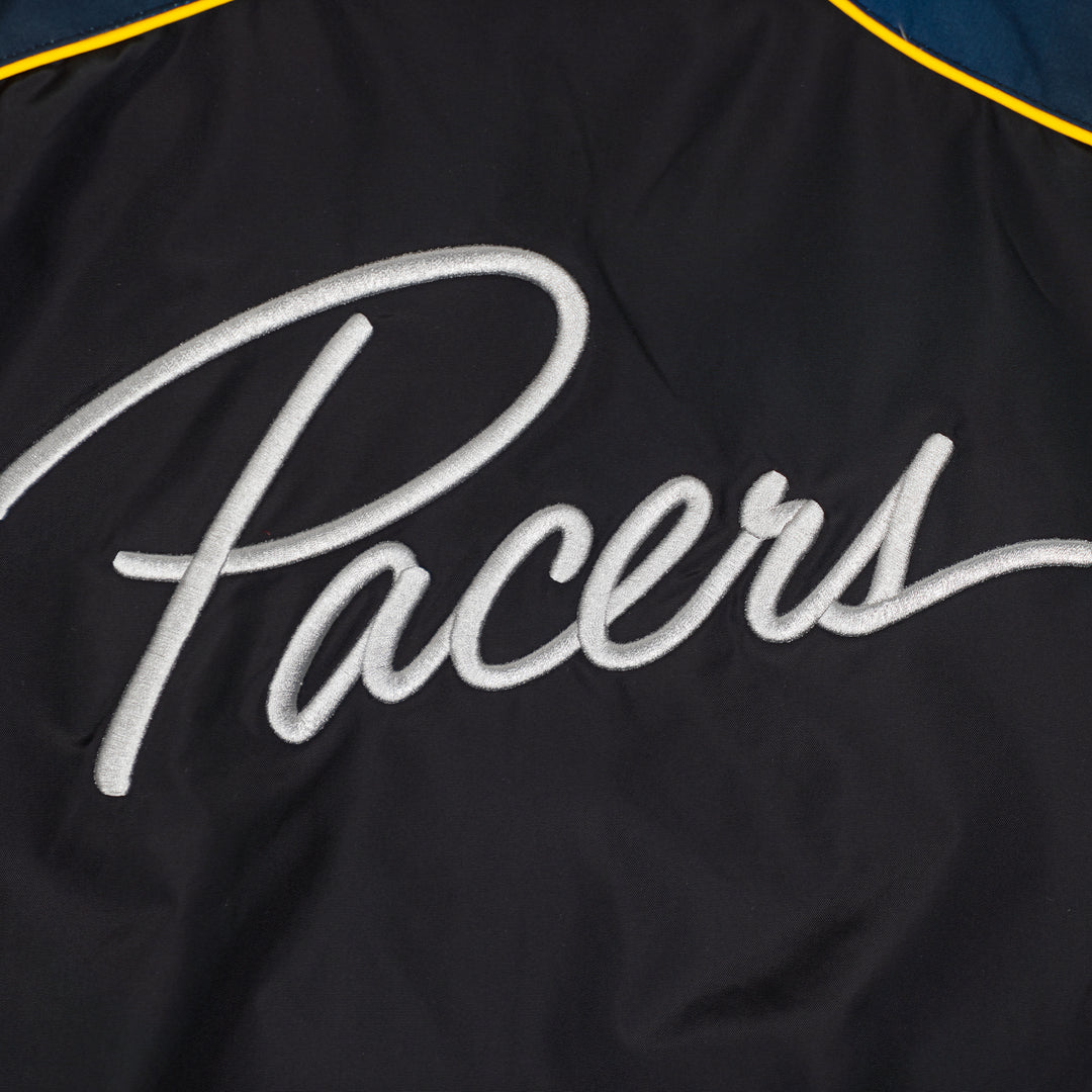 Adult Indiana Pacers Chrome Full-Zip Windbreaker in Navy by Authmade