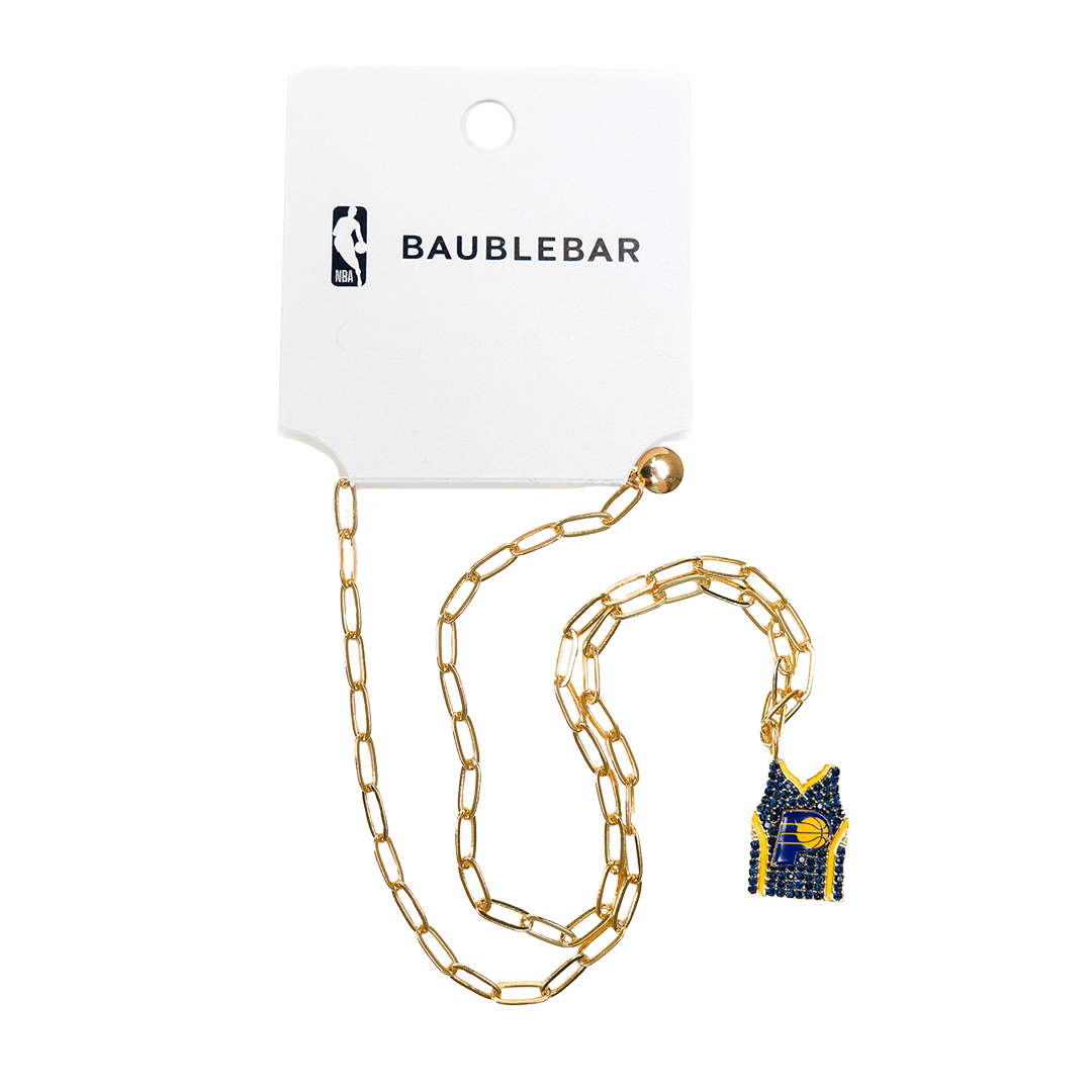 Indiana Pacers Baublebar Jersey Charm Necklace