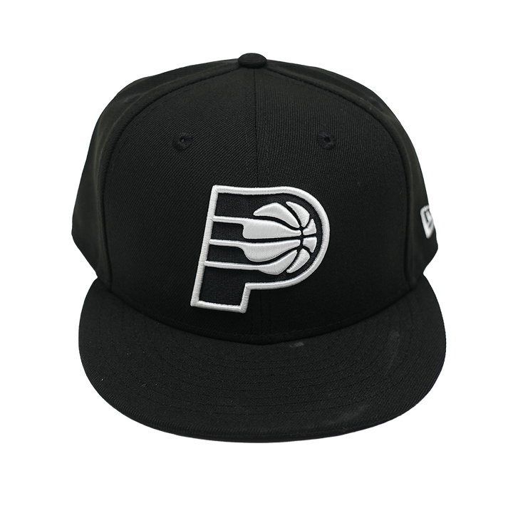 Adult Indiana Pacers Primary Logo Core 59Fifty Hat in Black by New Era