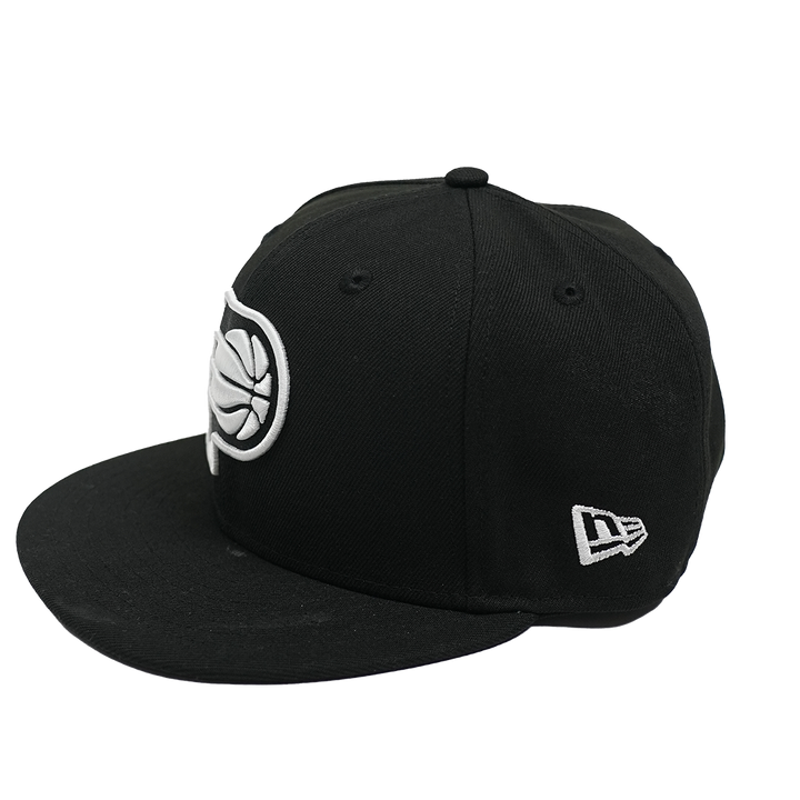 Adult Indiana Pacers Primary Logo Core 59Fifty Hat in Black by New Era