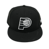 Adult Indiana Pacers Primary Logo Core 59Fifty Hat in Black by New Era