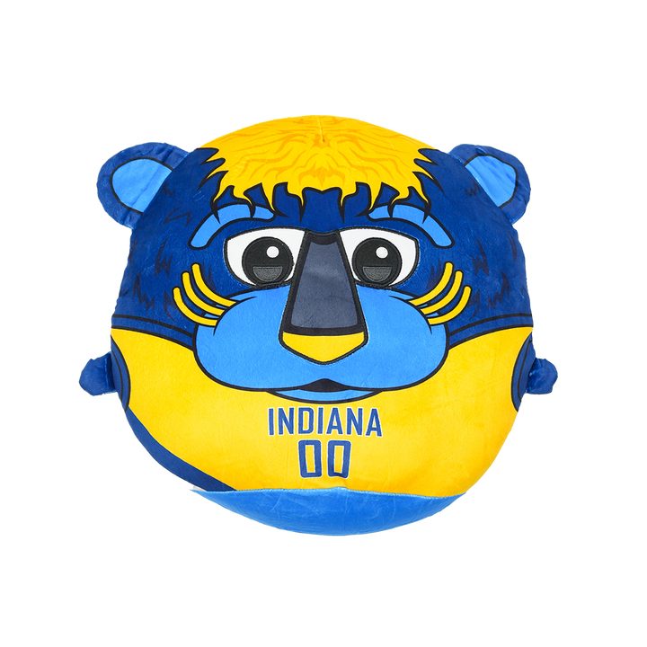 Indiana Pacers Squad Boomer Kiri Cloud Pillow in Navy by Uncanny Brands