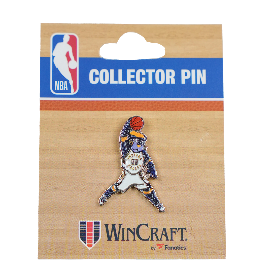 Indiana Pacers Boomer Lapel Pin in Navy by Wincraft