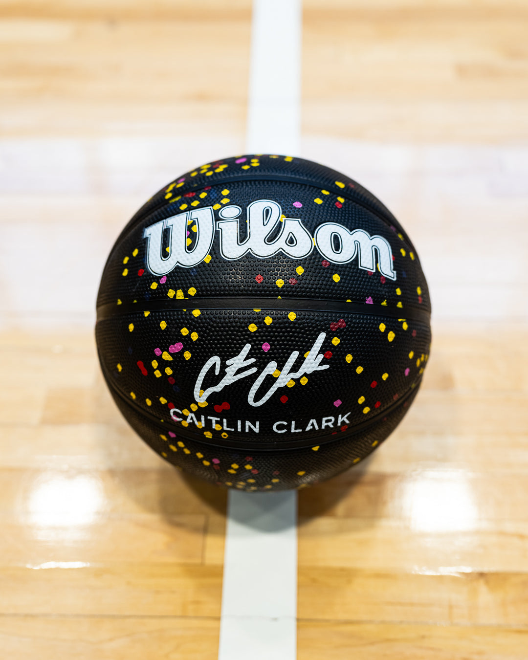 Indiana Fever Caitlin Clark #22 Every Point Full-Size Basketball in Black by Wison