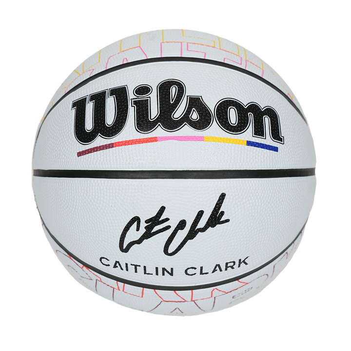 Indiana Fever Caitlin Clark #22 Make Your Mark Full-Size Basketball in White by Wilson