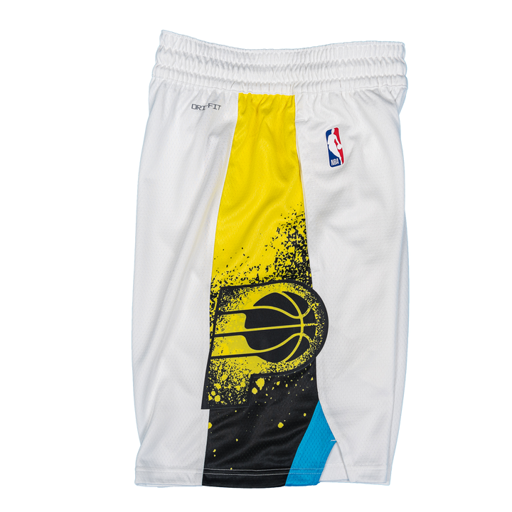 Adult Indiana Pacers 24-25' CITY EDITION Swingman Shorts in White by Nike