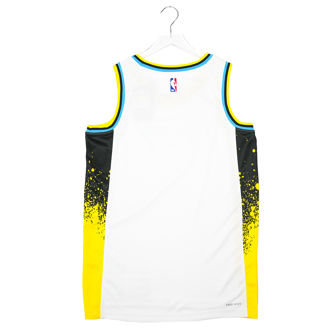 Adult Indiana Pacers 24-25' CITY EDITION Custom Swingman Jersey in White by Nike