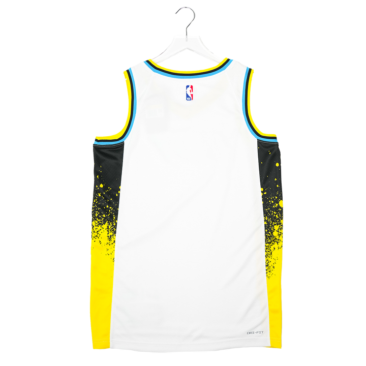 Adult Indiana Pacers 24-25' CITY EDITION Custom Swingman Jersey in White by Nike