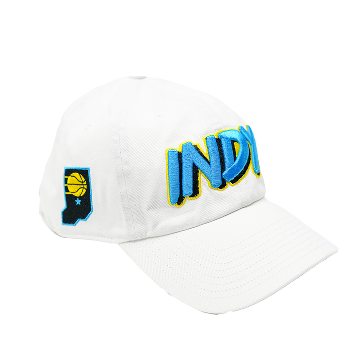 Adult Indiana Pacers 24-25 CITY EDITION 'INDY' 9Seventy Hat in White by New Era