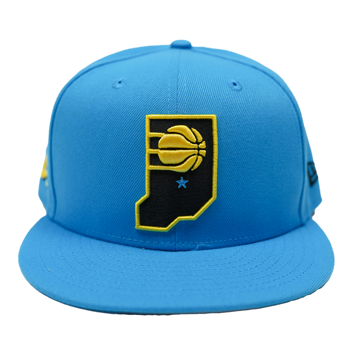 Adult Indiana Pacers 24-25' CITY EDITION State Icon 59Fifty Hat in Blue by New Era