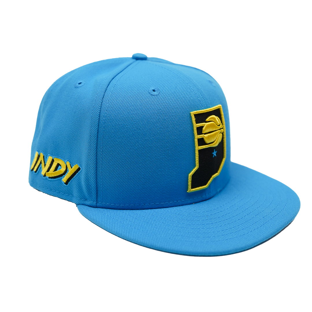 Adult Indiana Pacers 24-25' CITY EDITION State Icon 59Fifty Hat in Blue by New Era