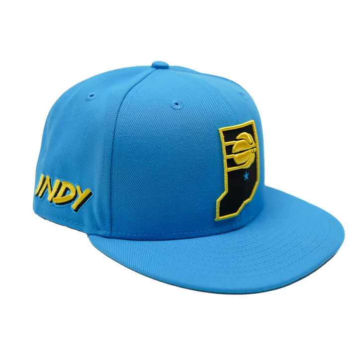 Adult Indiana Pacers 24-25' CITY EDITION State Icon 59Fifty Hat in Blue by New Era