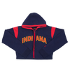 Women's Indiana Fever Crop Full-Zip Hooded Fleece by FISLL