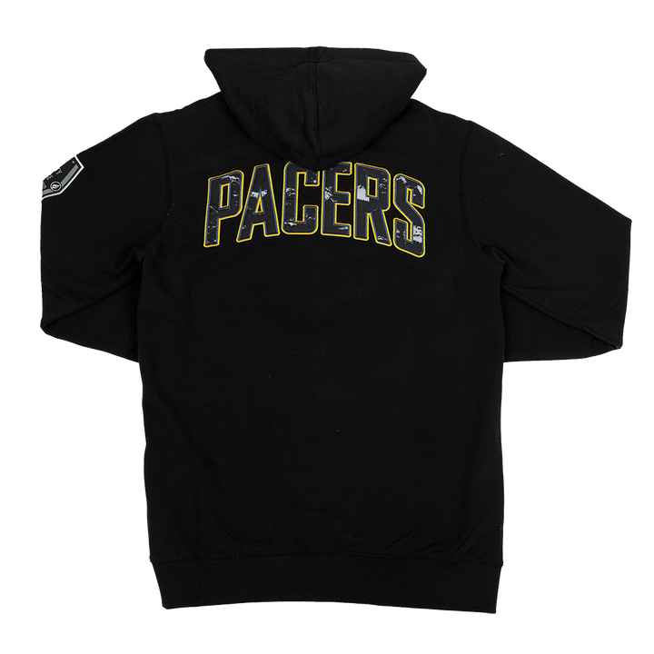 Adult Indiana Pacers Black History Month Hooded Sweatshirt in Black by FISLL