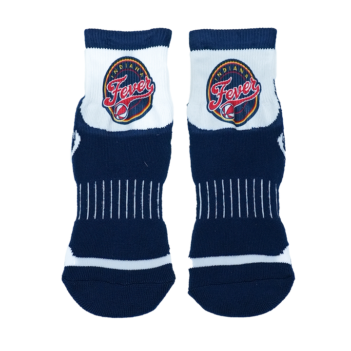 Indiana Fever Primary Logo Quarter Length Sock in Navy by For Bare Feet