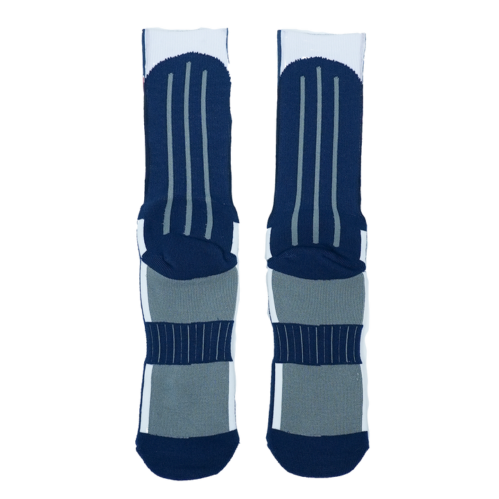 Youth Indiana Fever Primary Logo Quarter Length Sock in Navy by For Bare Feet