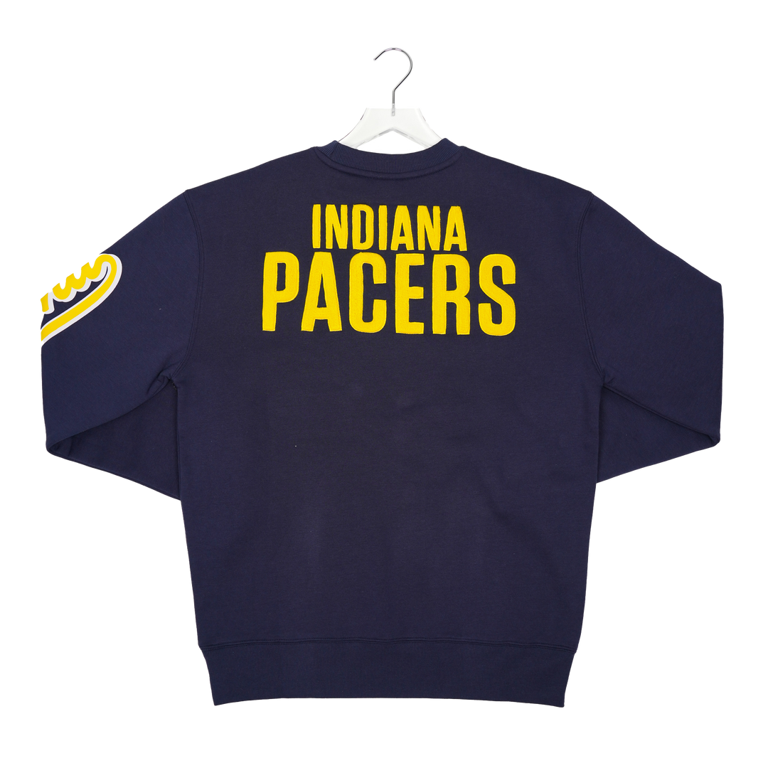 Adult Indiana Pacers Trailblazer Crewneck Sweatshirt in Navy by UNK