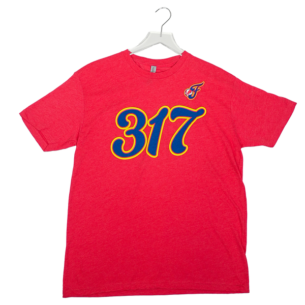 Adult Indiana Fever 317 T-shirt in Red by Genuine Collective