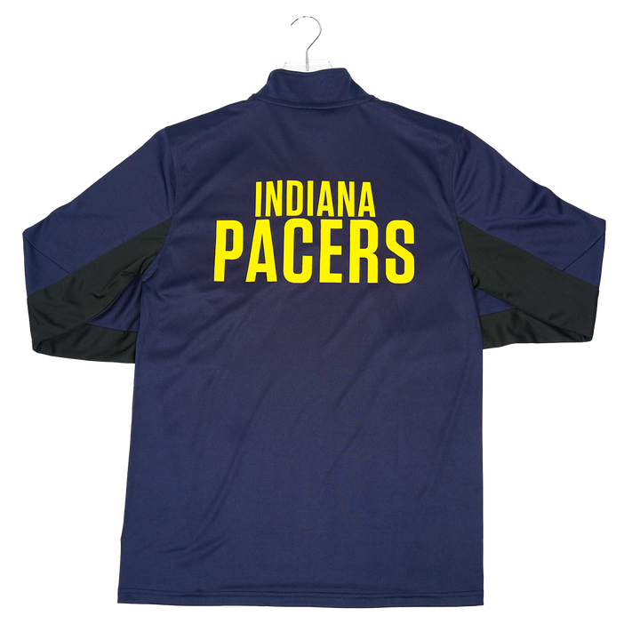 Adult Indiana Pacers 1/4 Zip Blue Streak Performance Top in Navy by UNK