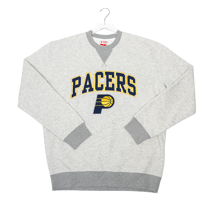 Adult Indiana Pacers Kickback Crewneck Sweatshirt in Grey by UNK